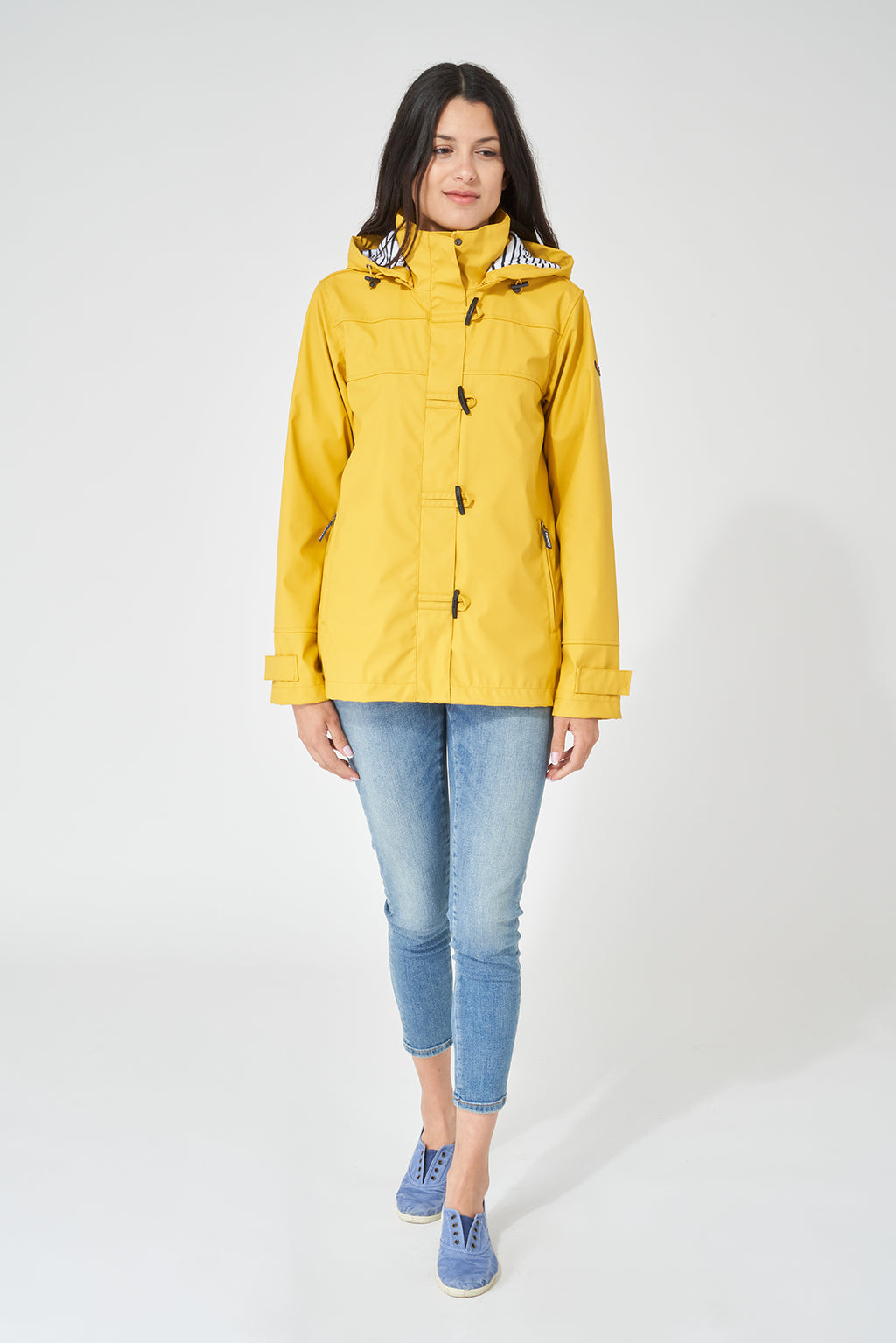 Yellow Valencia Waterproof Lined Jacket