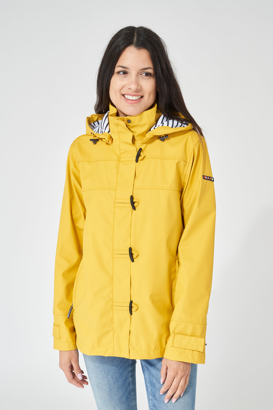Yellow Valencia Waterproof Lined Jacket
