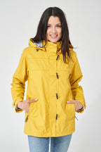 Yellow Valencia Waterproof Lined Jacket