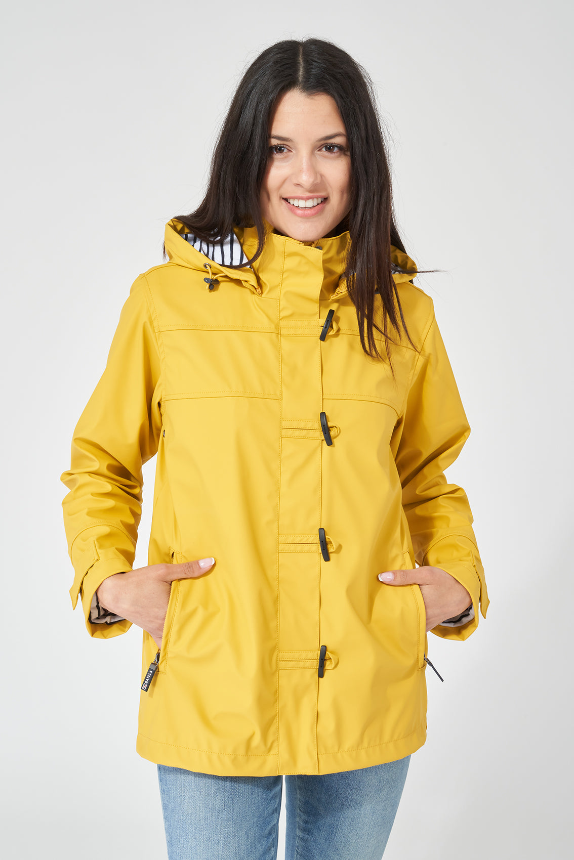 Yellow Valencia Waterproof Lined Jacket