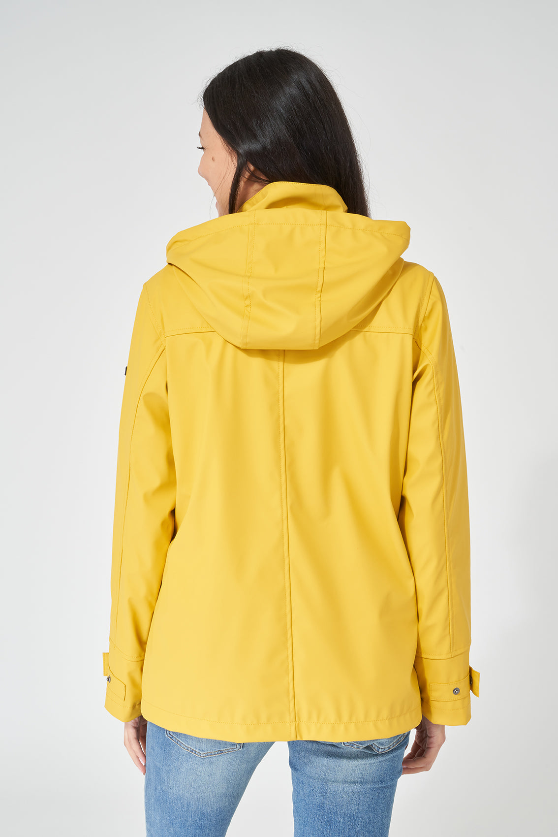Yellow Valencia Waterproof Lined Jacket