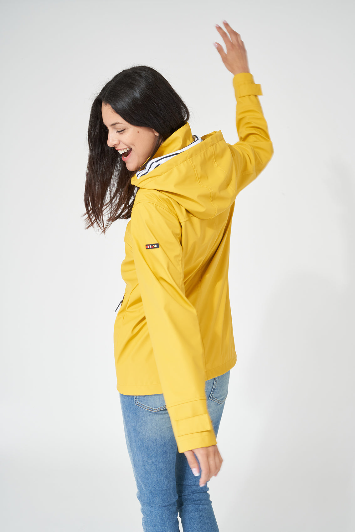 Yellow Valencia Waterproof Lined Jacket