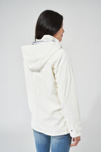 White Valencia Waterproof Lined Jacket