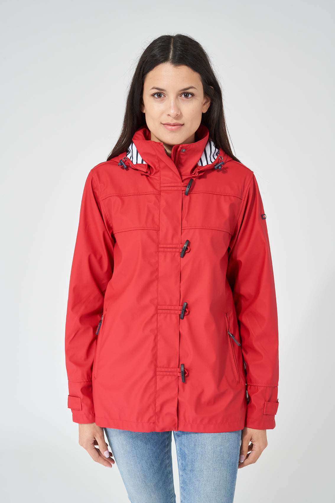 Red Valencia Waterproof Lined Jacket