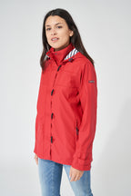 Red Valencia Waterproof Lined Jacket