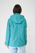 Teal Valencia Waterproof Lined Jacket