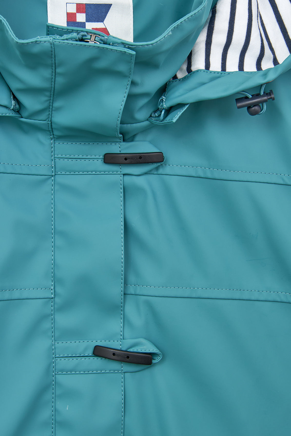 Teal Valencia Waterproof Lined Jacket