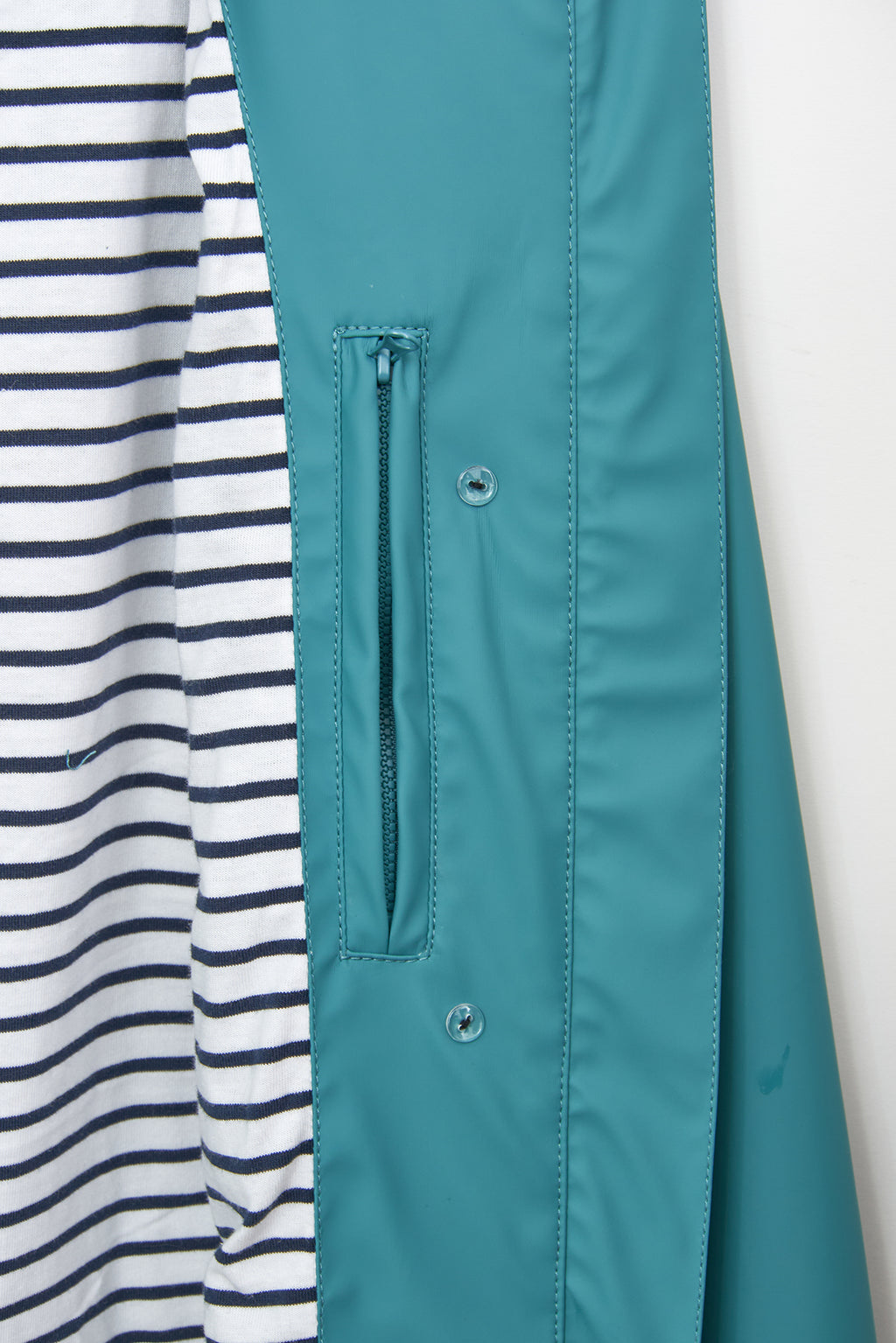 Teal Valencia Waterproof Lined Jacket