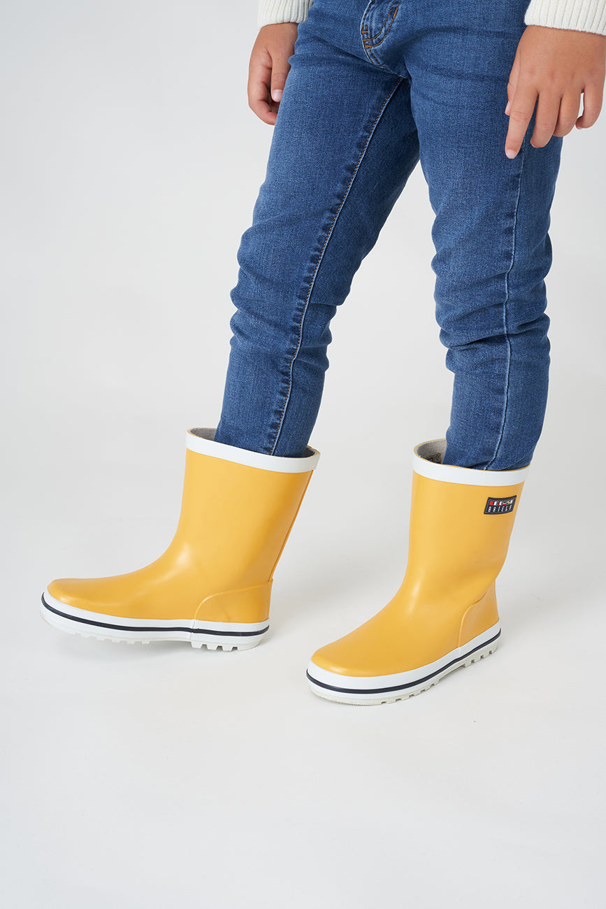 Yellow Charco Wellington Waterproof Boots