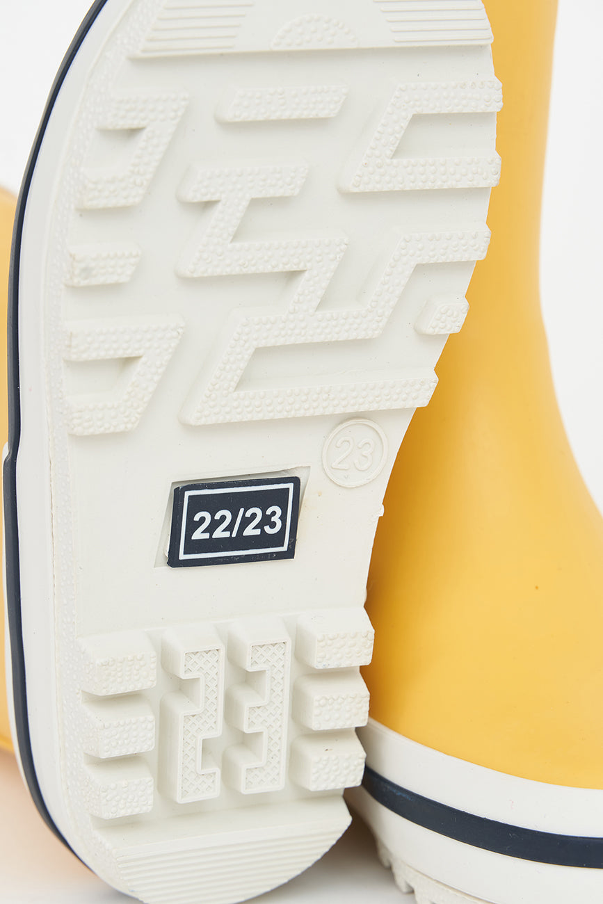 Yellow Charco Wellington Waterproof Boots