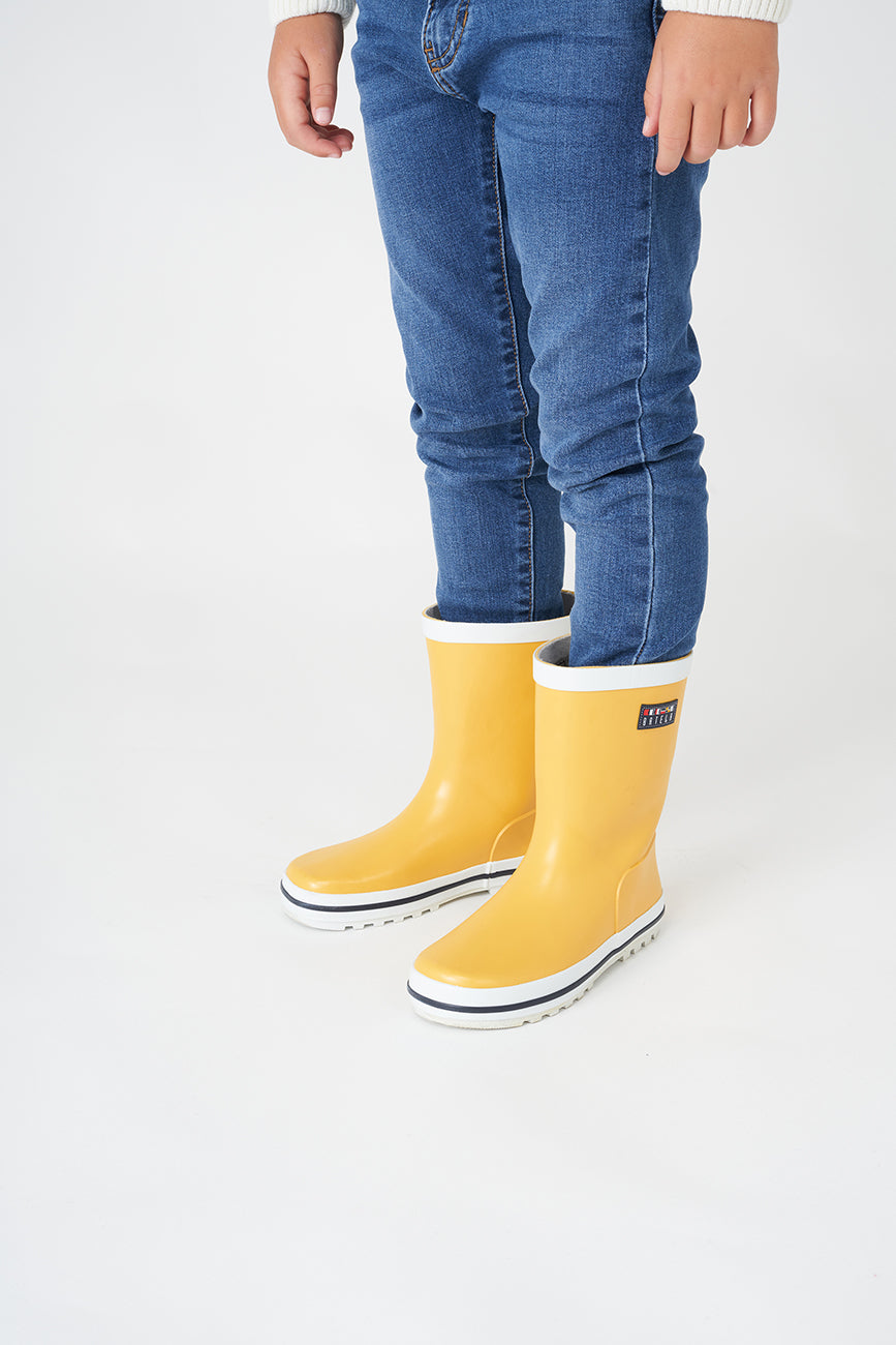 Yellow Charco Wellington Waterproof Boots