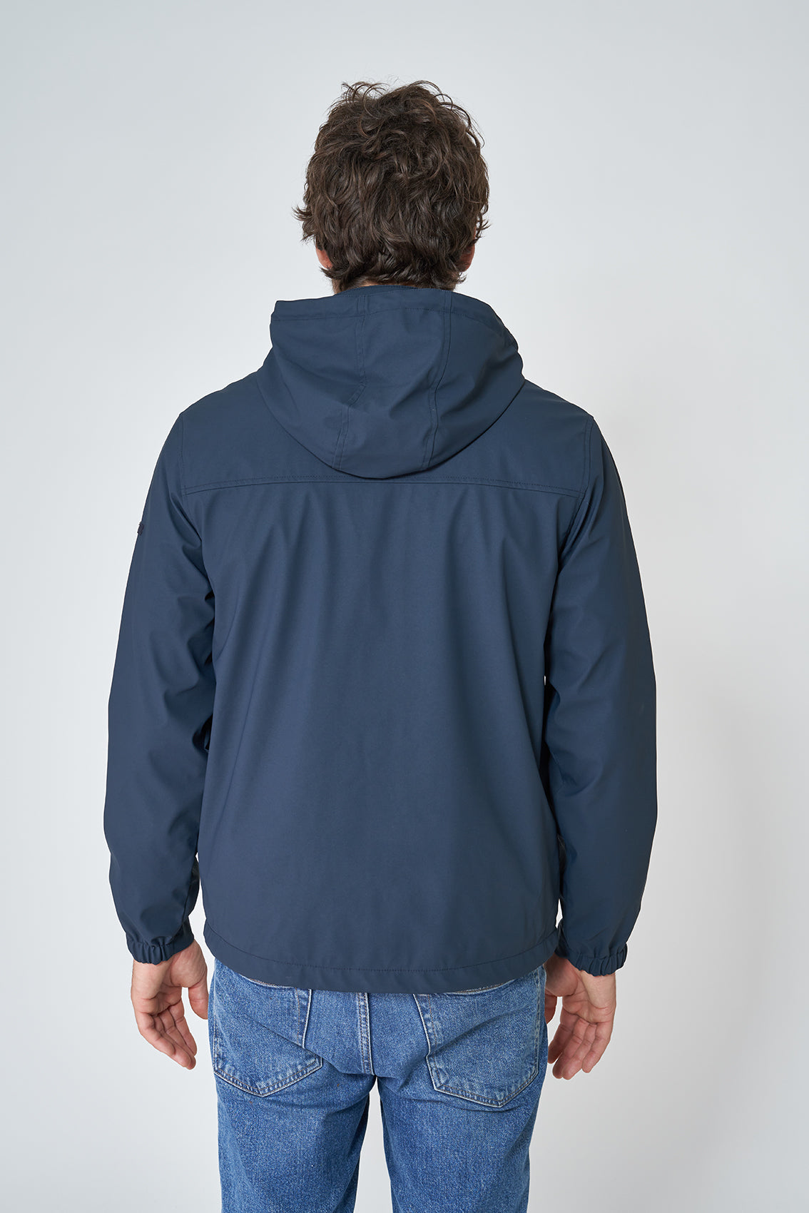 Navy Getaria Waterproof Jacket
