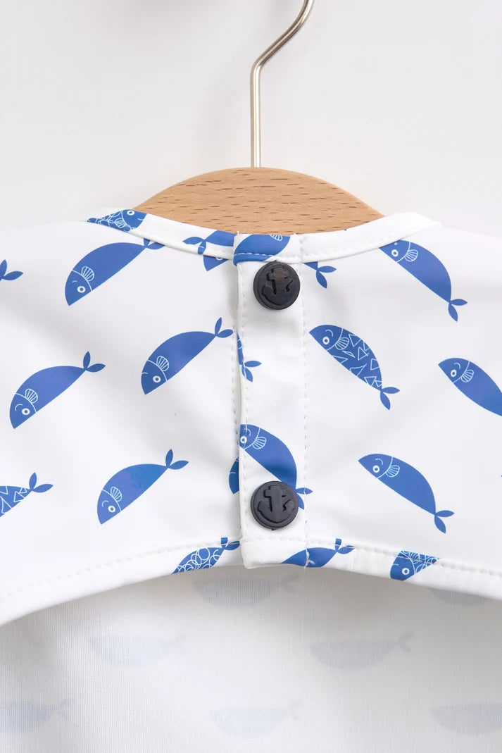 Printed Concha Baby Bib
