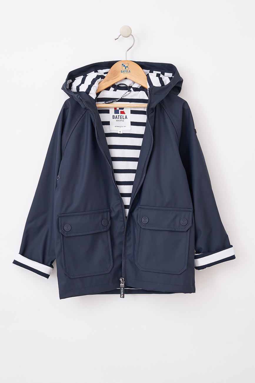 Navy Marinero Waterproof Lined Jacket