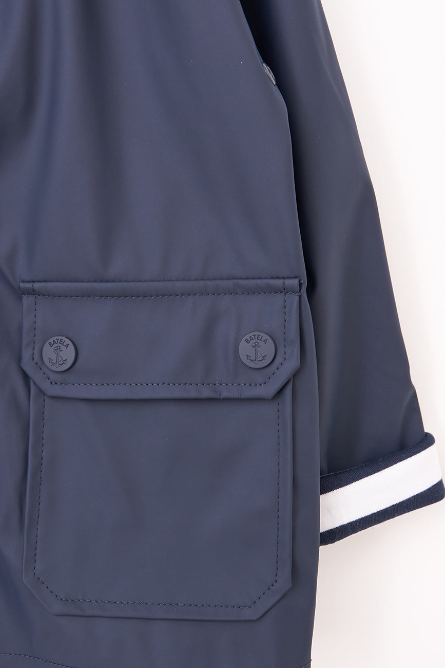 Navy Marinero Waterproof Lined Jacket