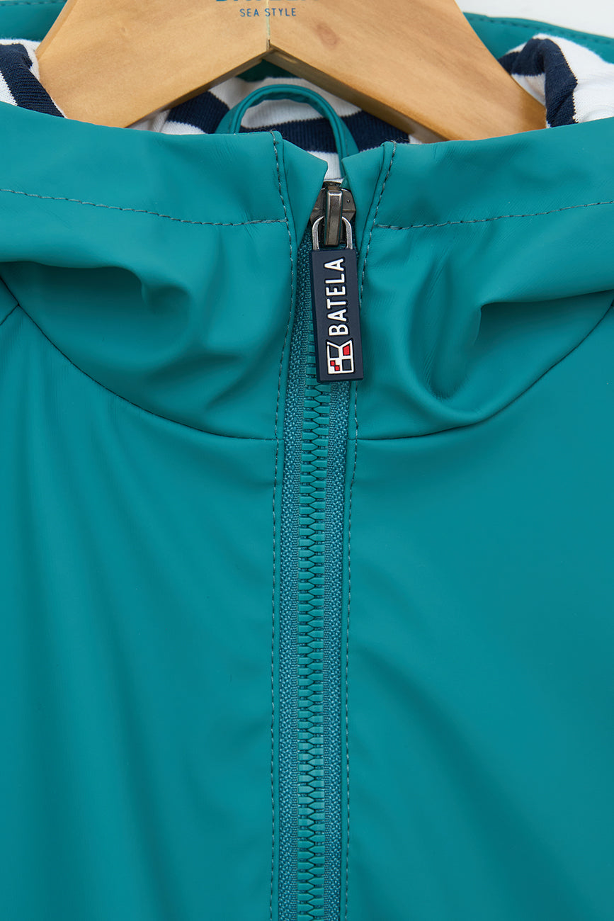 Teal Marinero Waterproof Lined Jacket