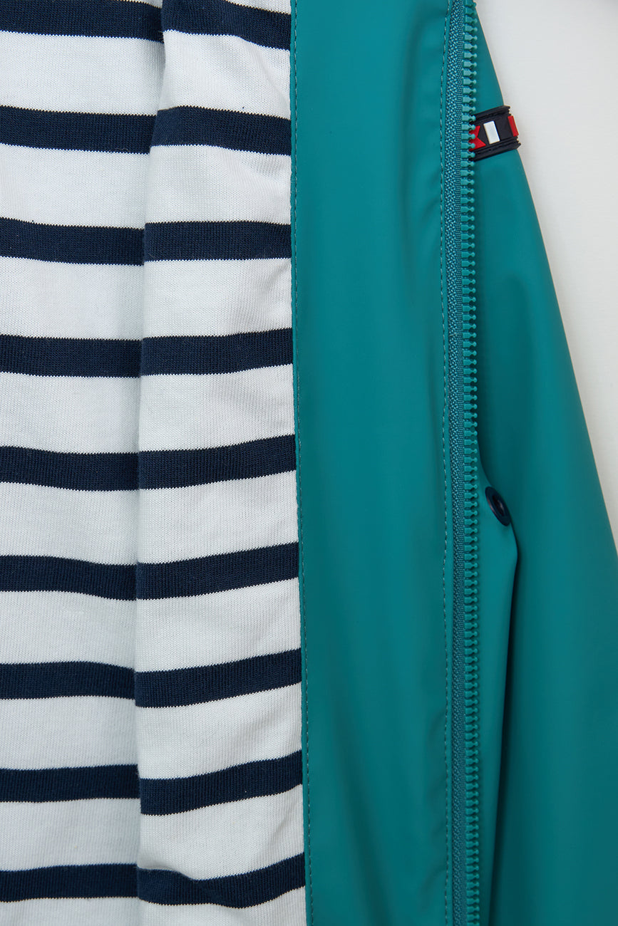 Teal Marinero Waterproof Lined Jacket