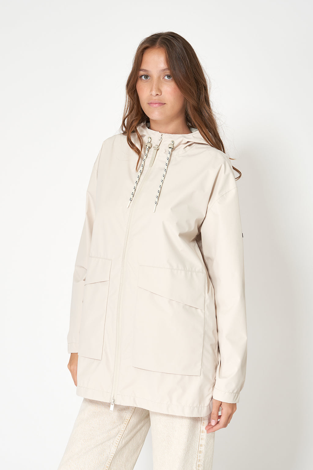 Ivory Marbella Lightweight Waterproof Jacket