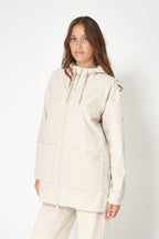 Ivory Marbella Lightweight Waterproof Jacket