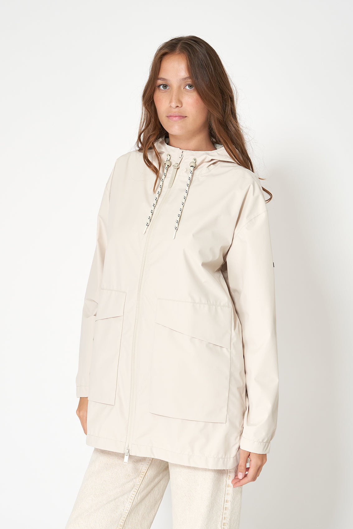 Ivory Marbella Lightweight Waterproof Jacket