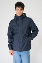 Navy Bermeo Waterproof Lined Jacket