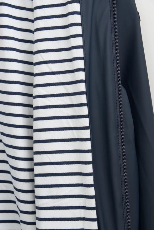 Navy Bermeo Waterproof Lined Jacket