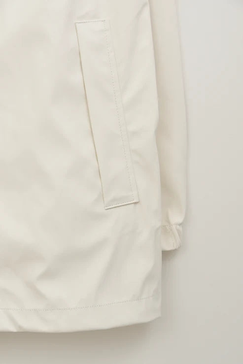 White Costa Waterproof Jacket