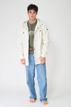 White Costa Waterproof Jacket