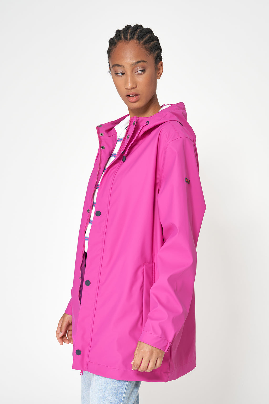 Rose Violet Costa Waterproof Jacket