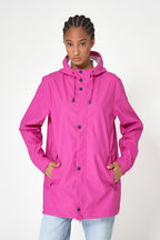 Rose Violet Costa Waterproof Jacket