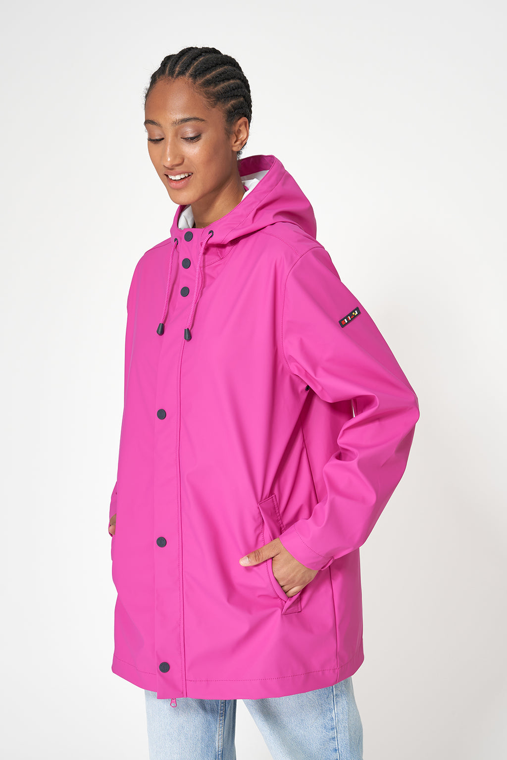 Rose Violet Costa Waterproof Jacket