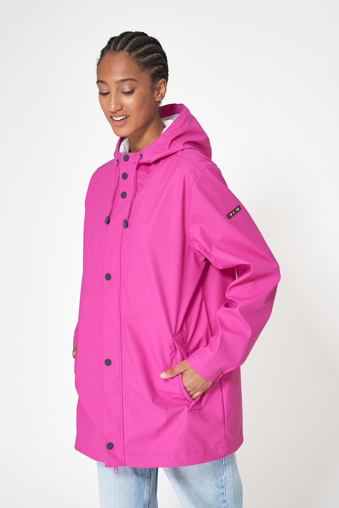 Rose Violet Costa Waterproof Jacket