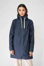 Navy Sevilla Waterproof Lined Jacket