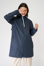 Navy Sevilla Waterproof Lined Jacket