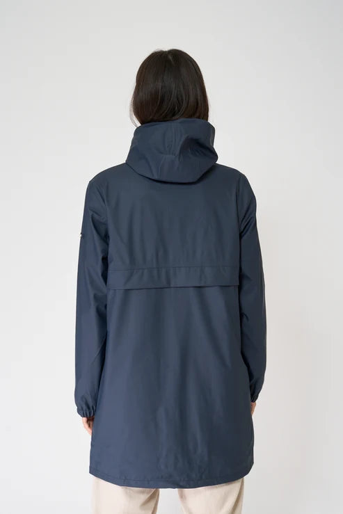 Navy Sevilla Waterproof Lined Jacket