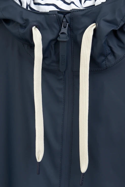 Navy Sevilla Waterproof Lined Jacket