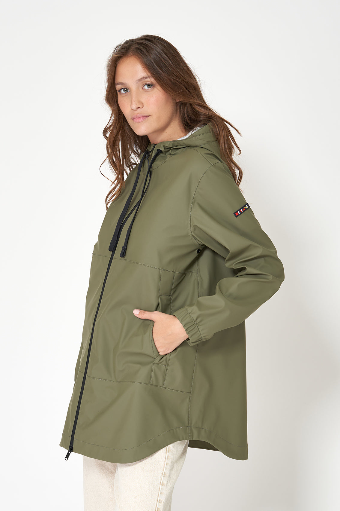 Dusty Olive Malaga Waterproof Jacket