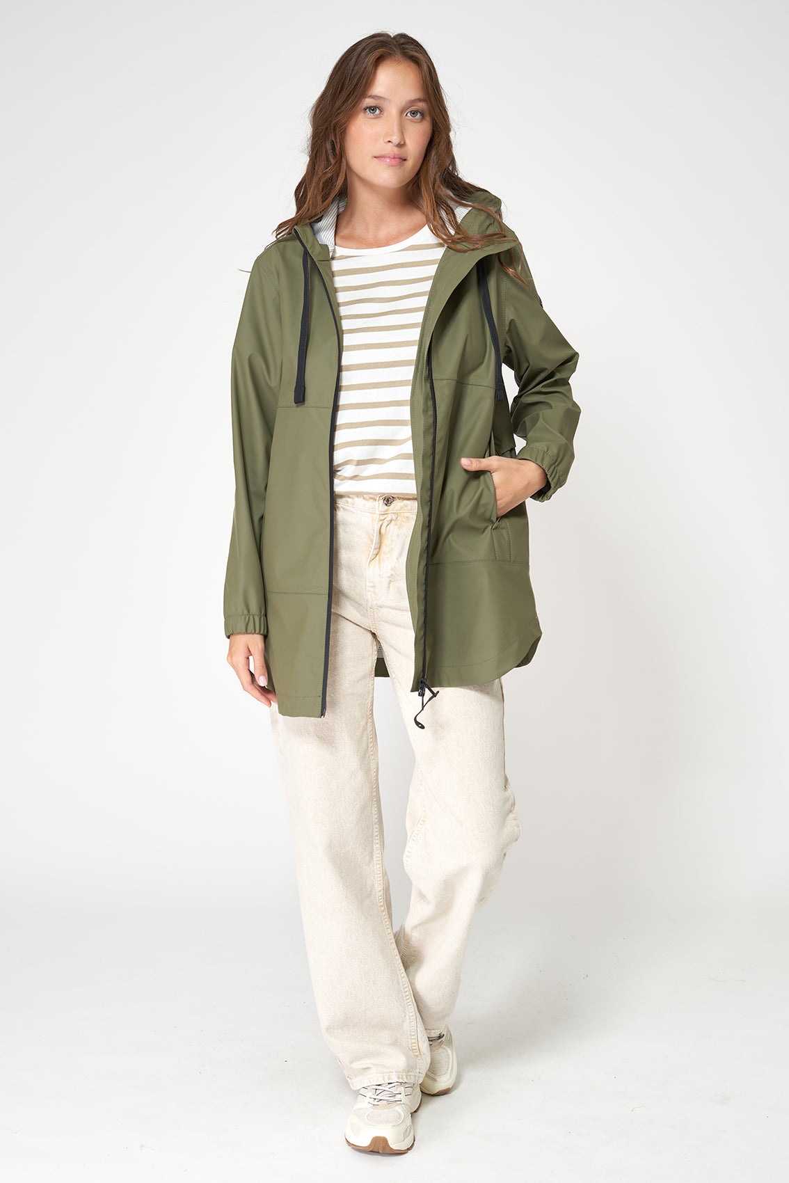 Dusty Olive Malaga Waterproof Jacket