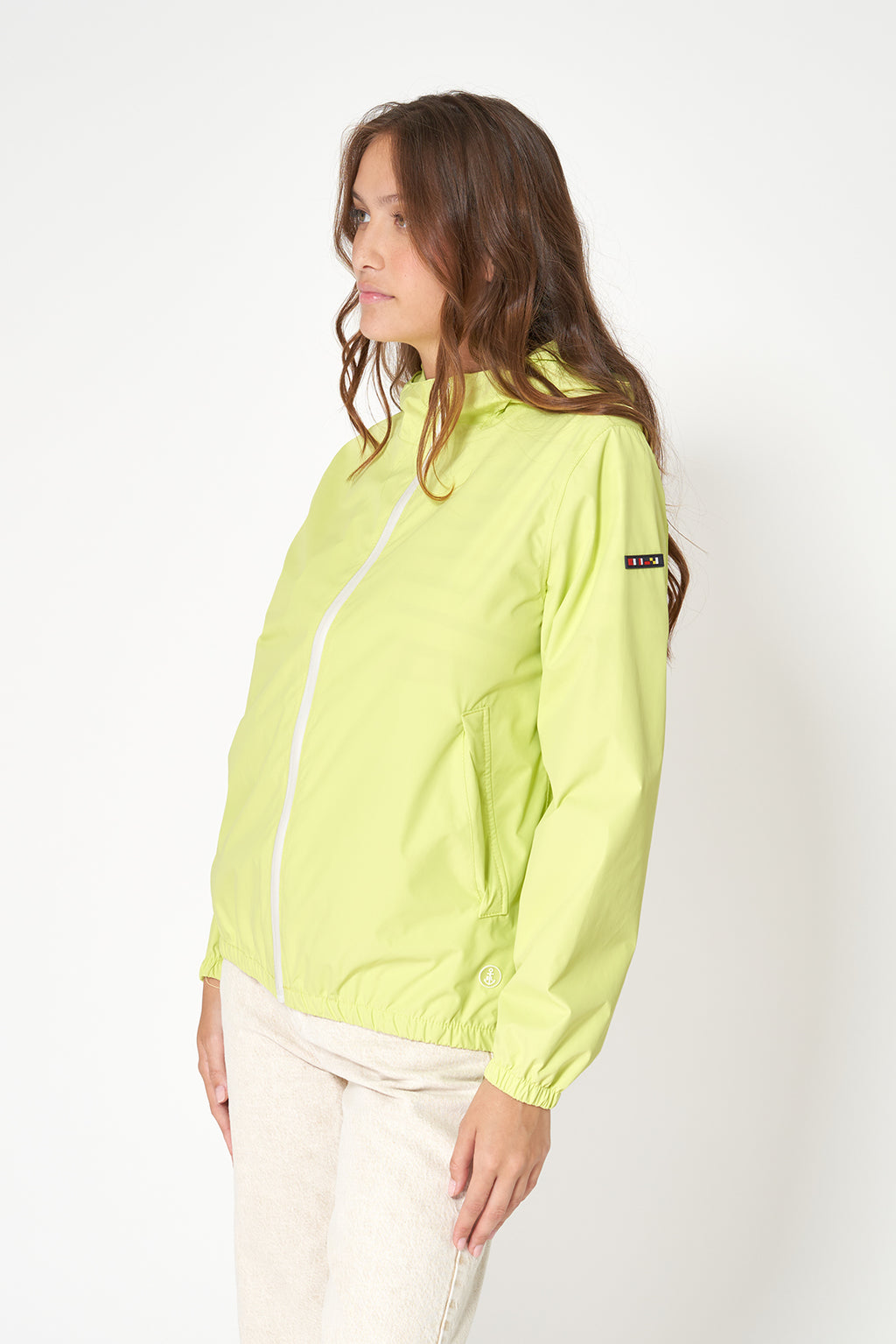 Sunny Lime Palma Packable Waterproof Jacket