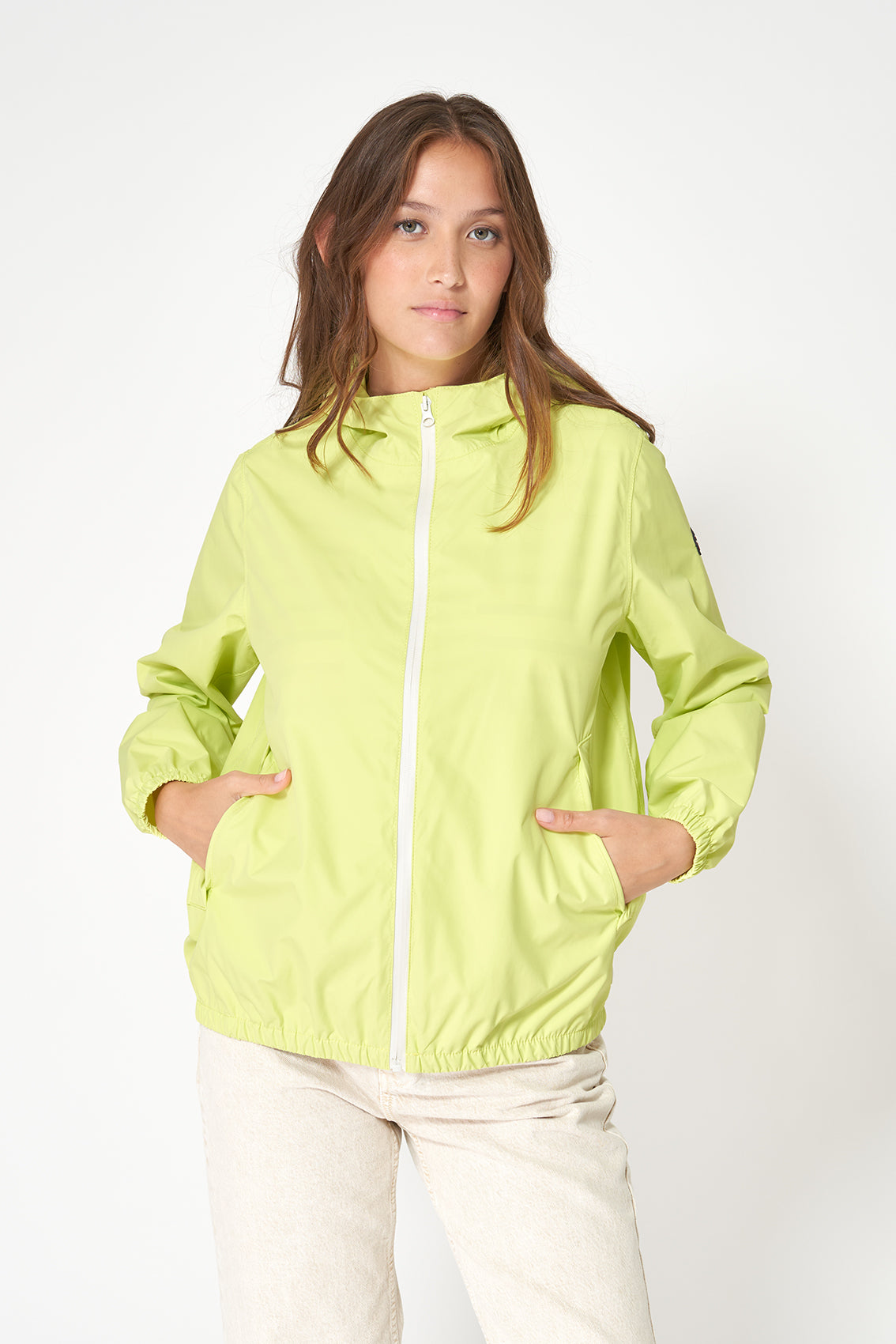 Sunny Lime Palma Packable Waterproof Jacket