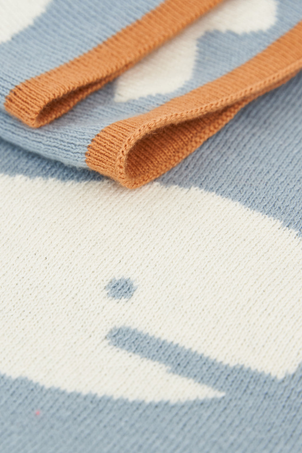 Blue Ballena Cotton Blanket