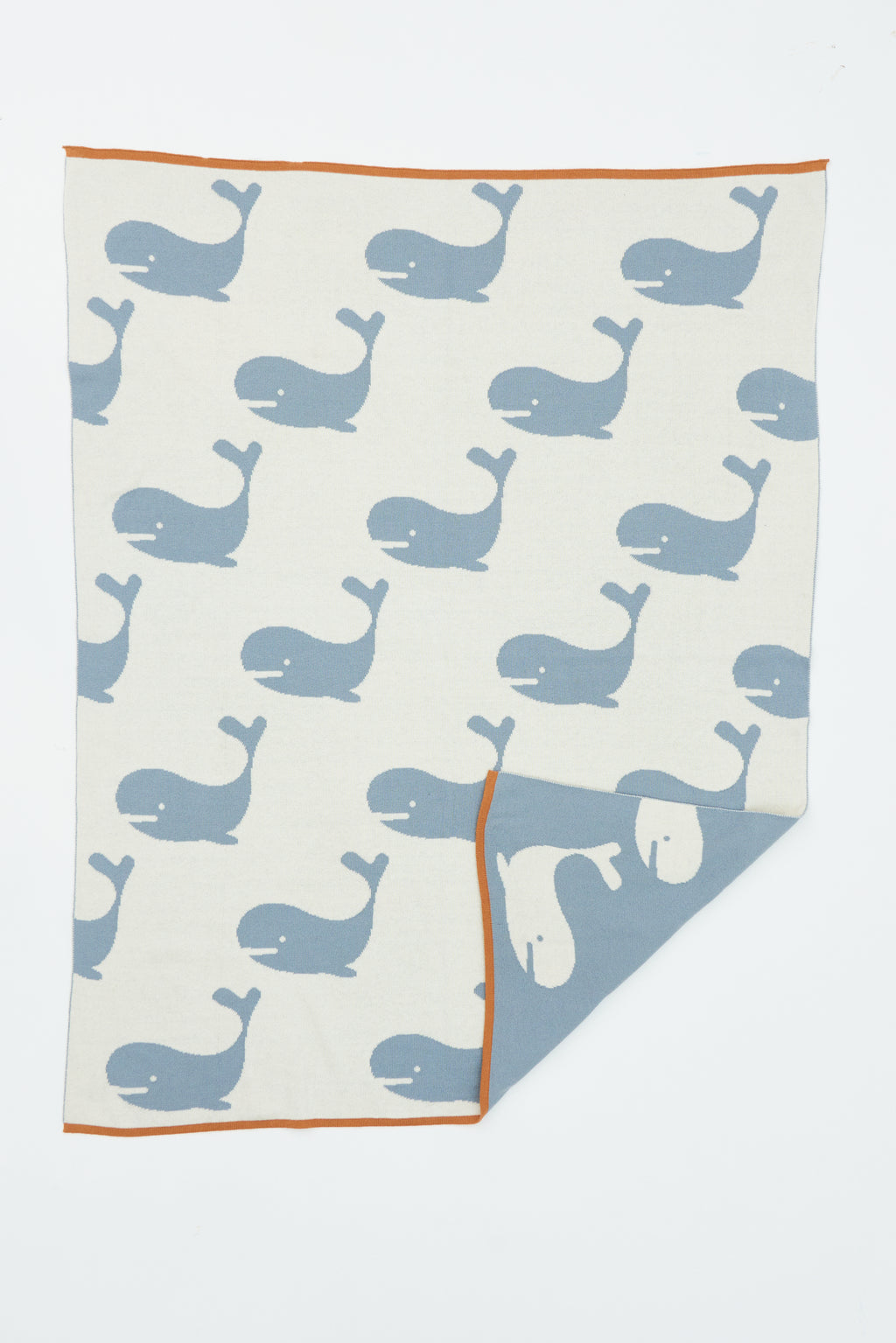Blue Ballena Cotton Blanket