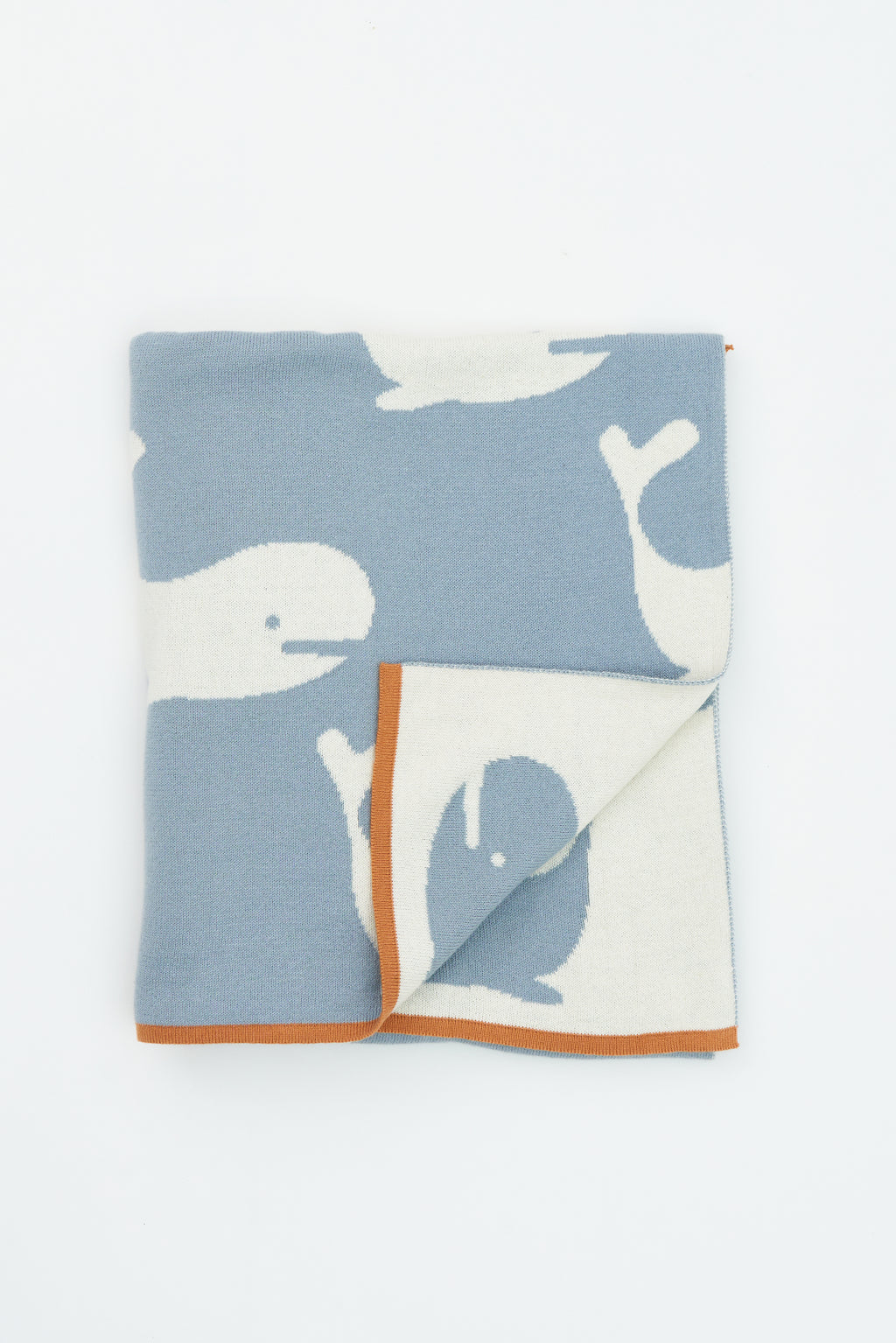 Blue Ballena Cotton Blanket